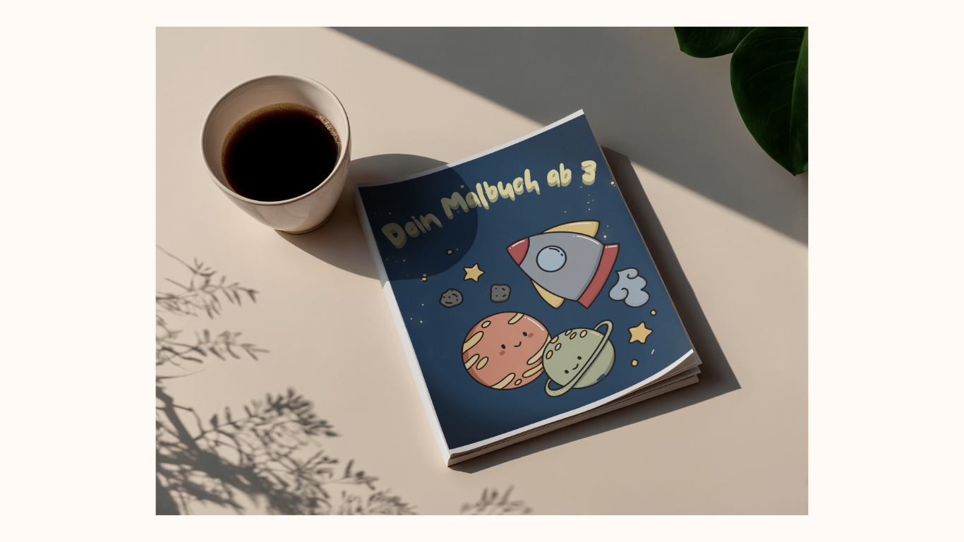 Digitales Malbuch für Kinder ab 3 Jahren