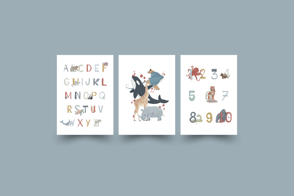 Poster-Set "Tierwunder"