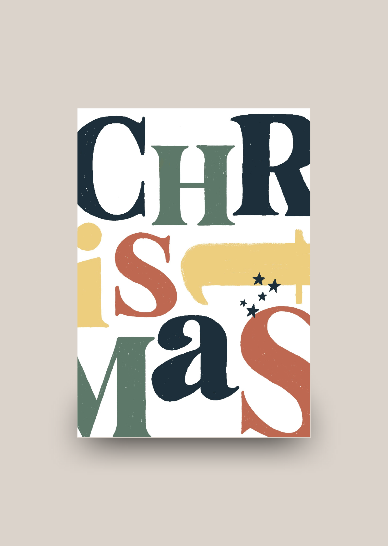 Weihnachtskarte "Christmas"